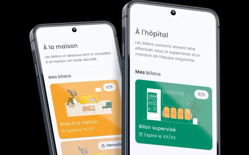 Applications mobiles dédiées aux patients